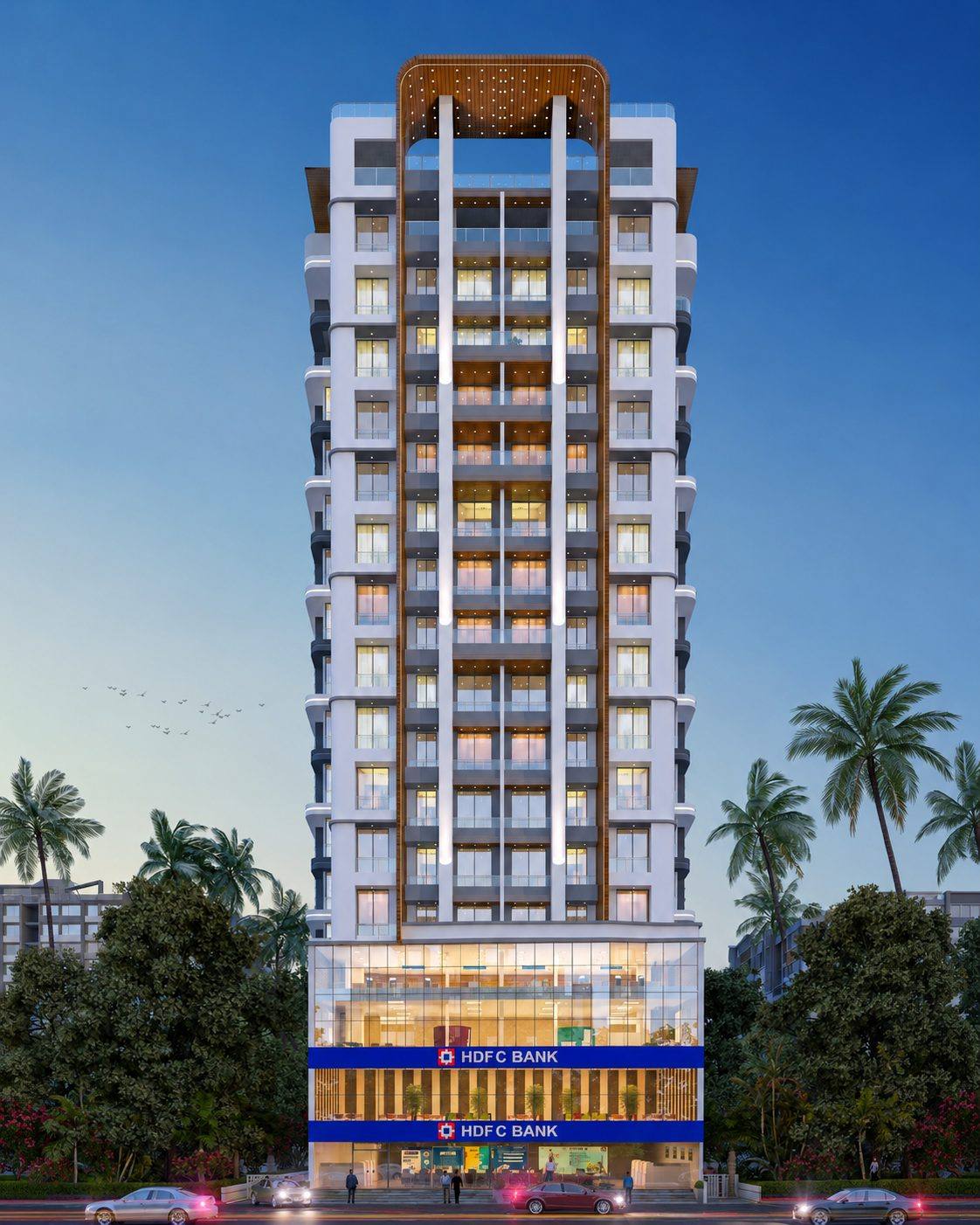 Giriraj Jewel — dusk view, Talaopali, Thane