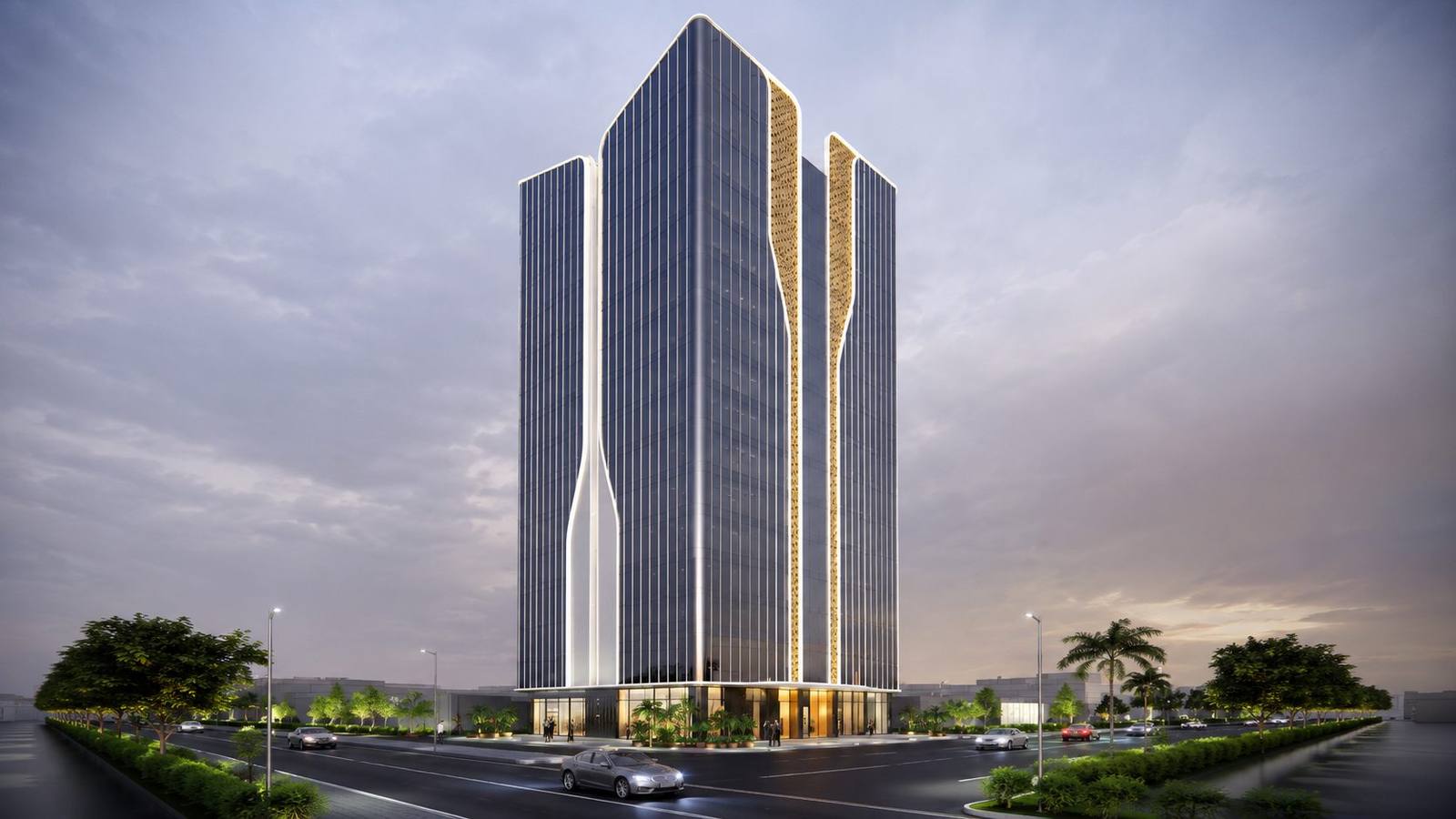 Meridian — iconic glass facade at Andheri East